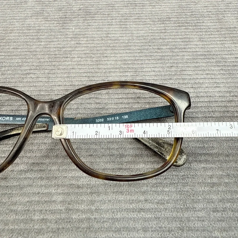 Michael Kors Ambrosine MK4035 Tortoise Blue Eyeglass Frames 53-15-135